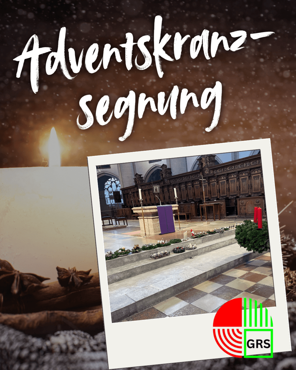 Bild von der Adventskranzsegnung
